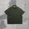 DOUBLE LAYERED UTILITY SHIRT - IRON SHADOW