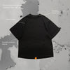 PERSPECTIVE GRAPHIC LAYERED TEE - BLACK